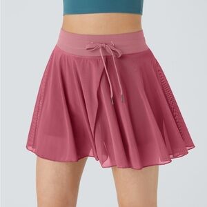 Halara Mini Skirt Athletic Pink Size Large